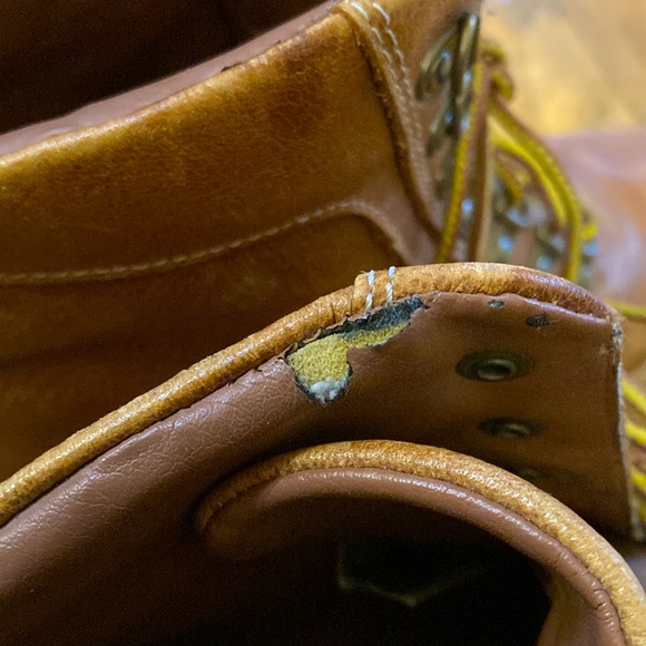 Vintage Timberland wedge boot brown size 8.5 - Picture 7 of 8